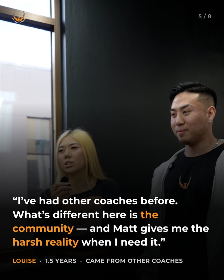 Louise — came from other coaches