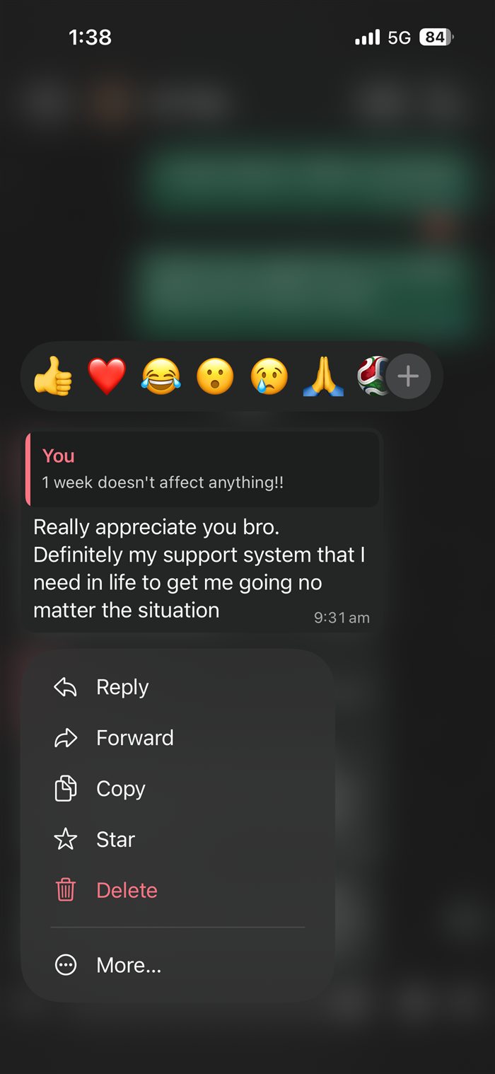 Client message