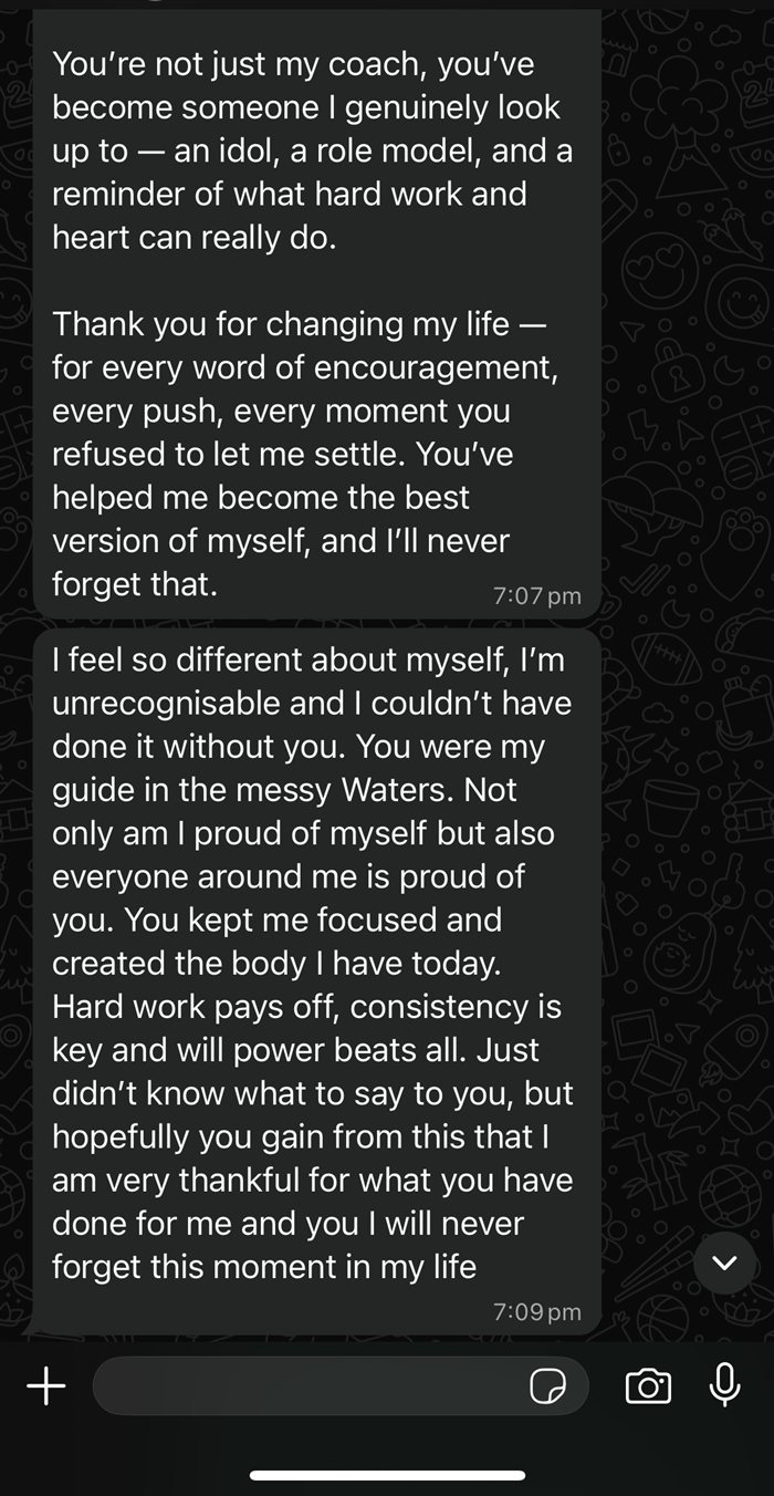 Client message